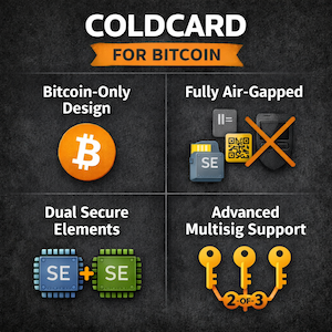 Coldcard hardware wallet for bitcoin