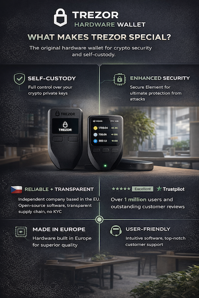 what makes trezor hardware wallets special