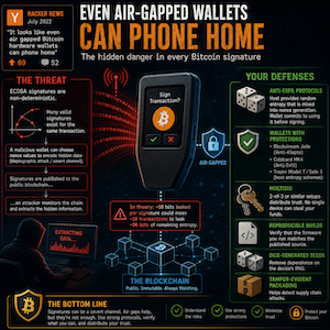 air-gapped hardware wallet leak