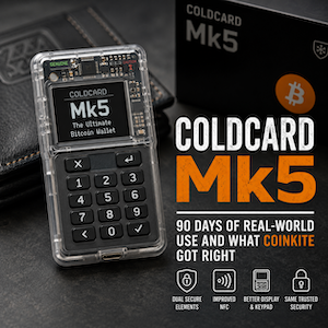 coldcard mk5 review